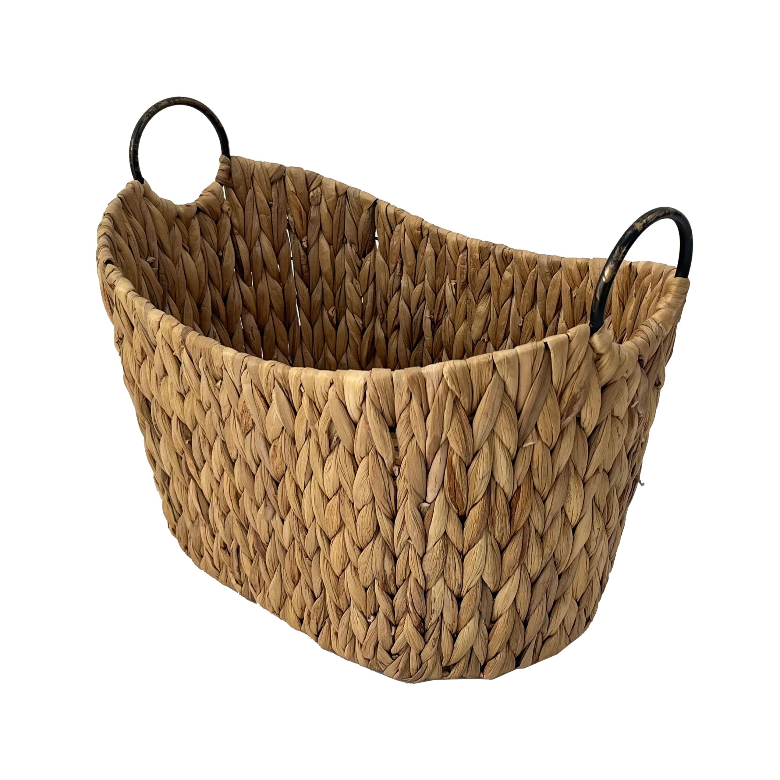 Large Natural Basket with Handles by Ashland® - Image 2