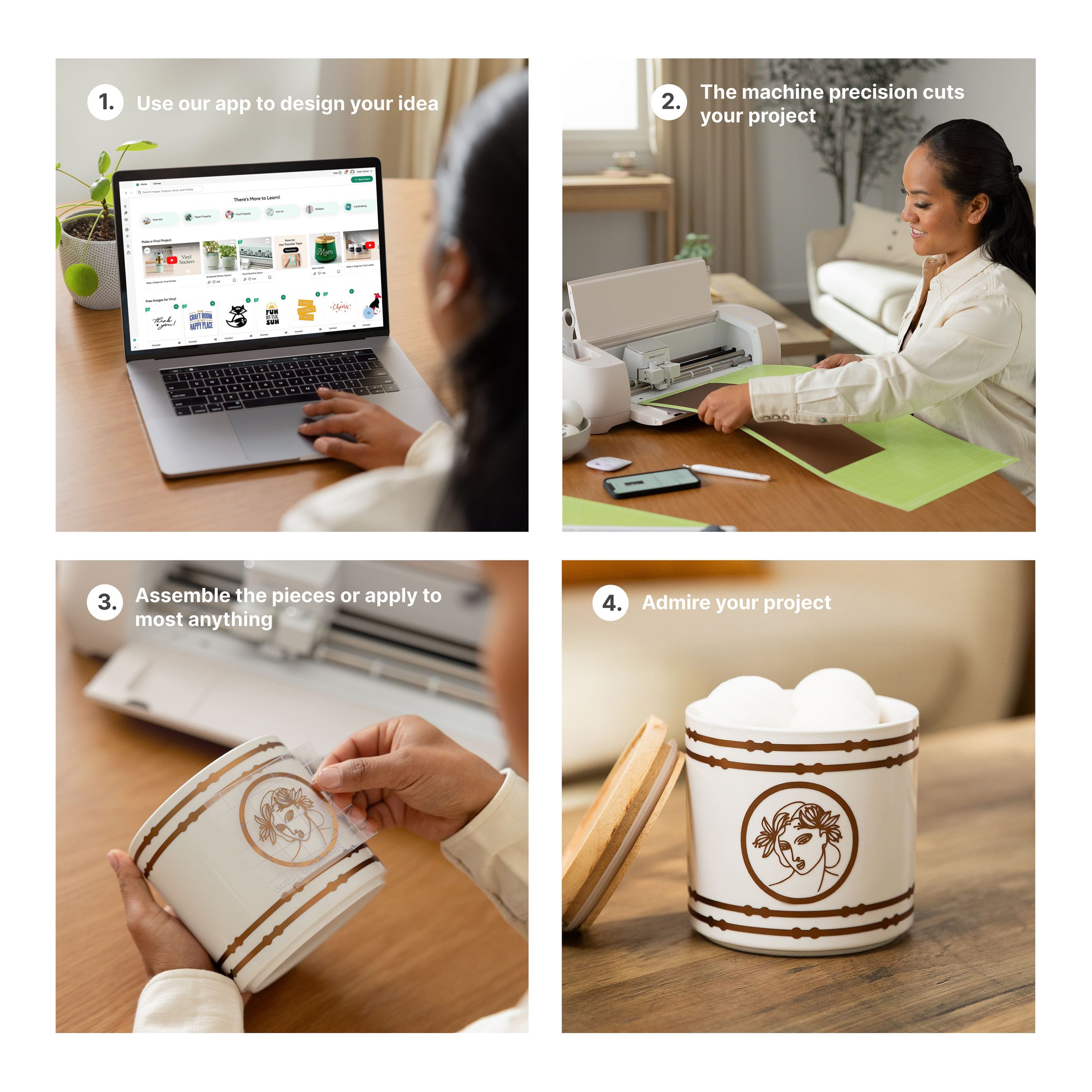 Cricut Maker® 4 in Sage & Essentials Bundle - Image 4