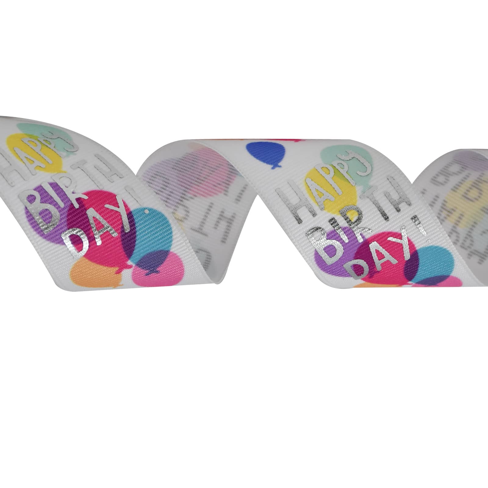 1.5" x 2yd. Happy Birthday Wired Grosgrain Ribbon by Celebrate It®
