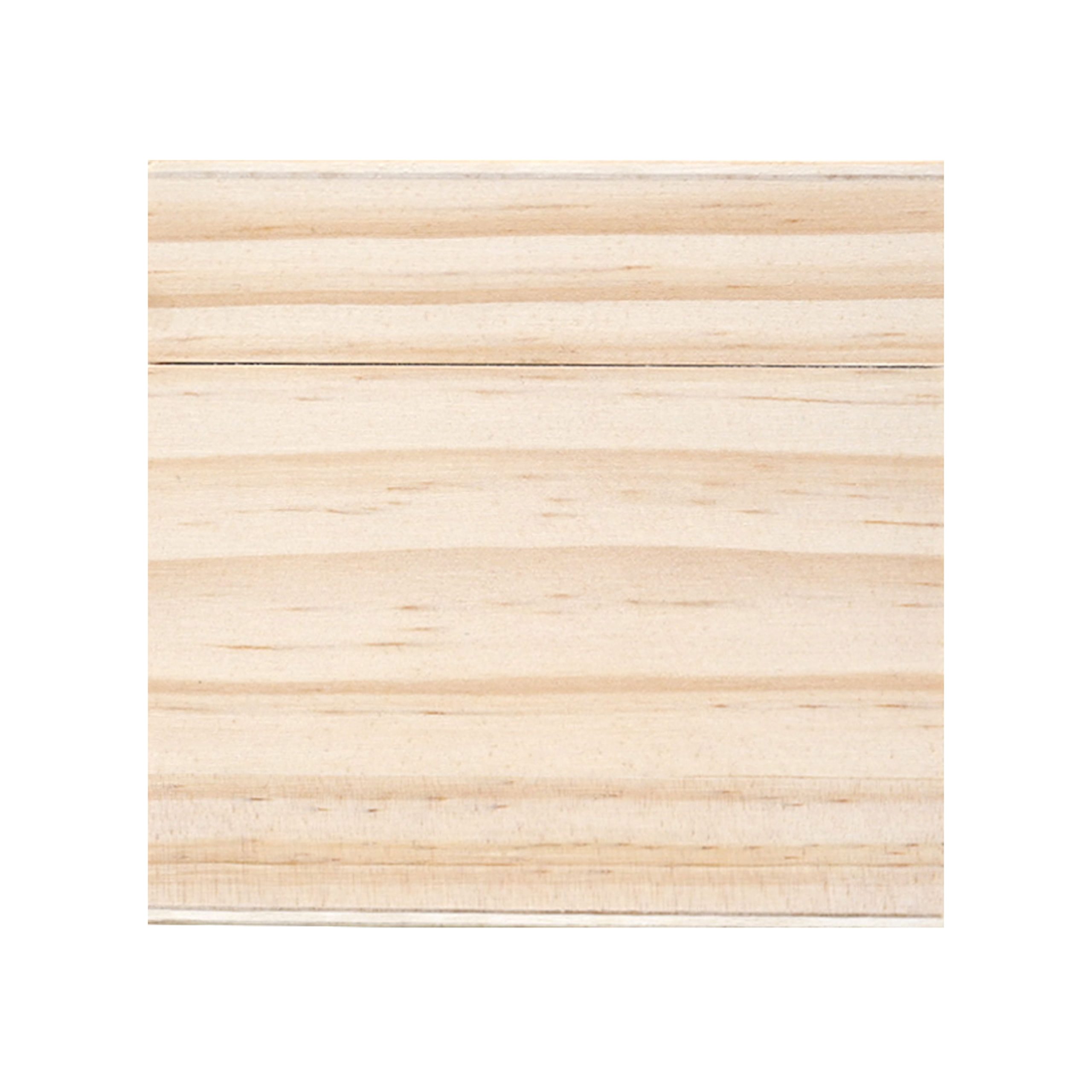 9" Wood Captop Box with Lid - Image 4