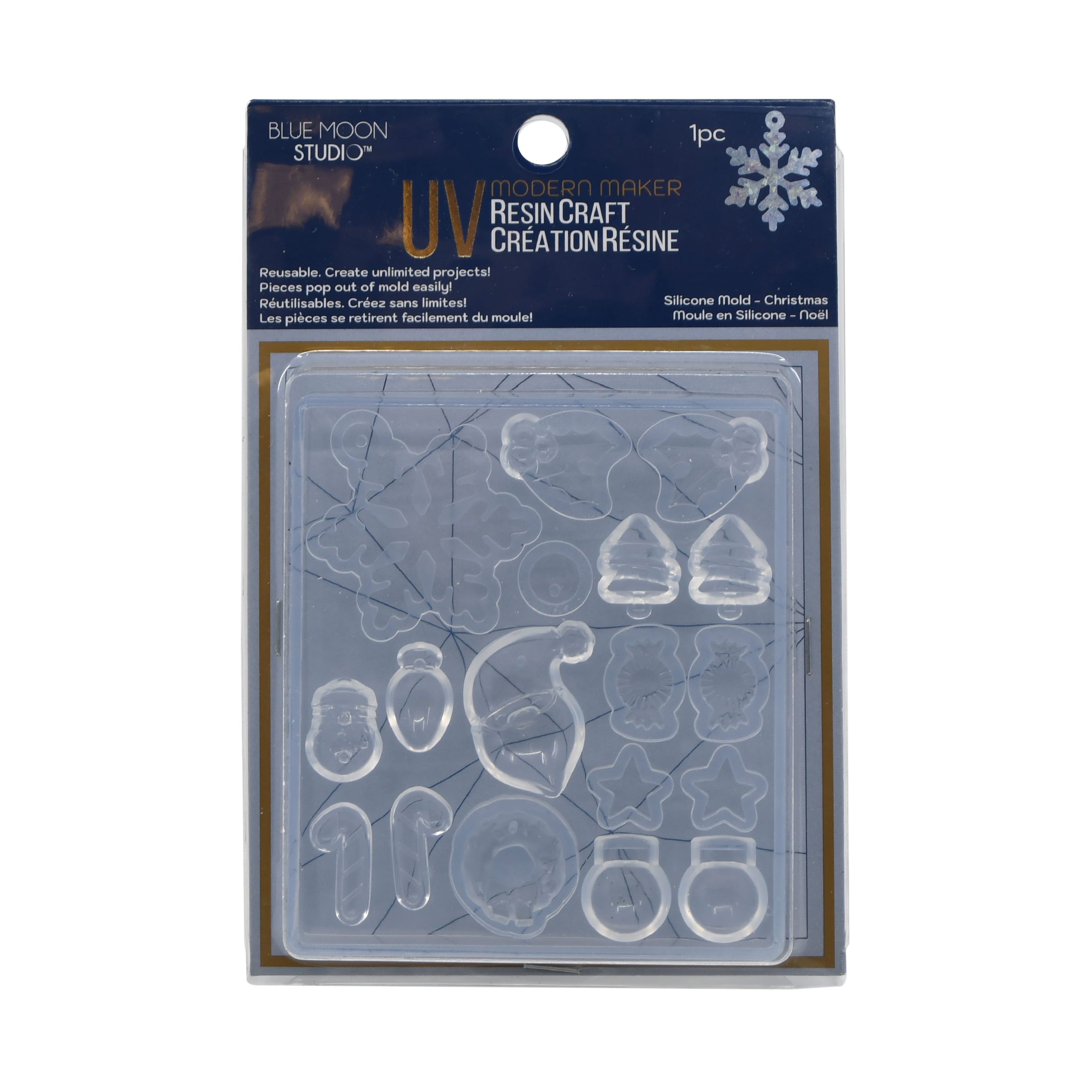 Blue Moon Studio™ UV Resin Craft Christmas Silicone Mold
