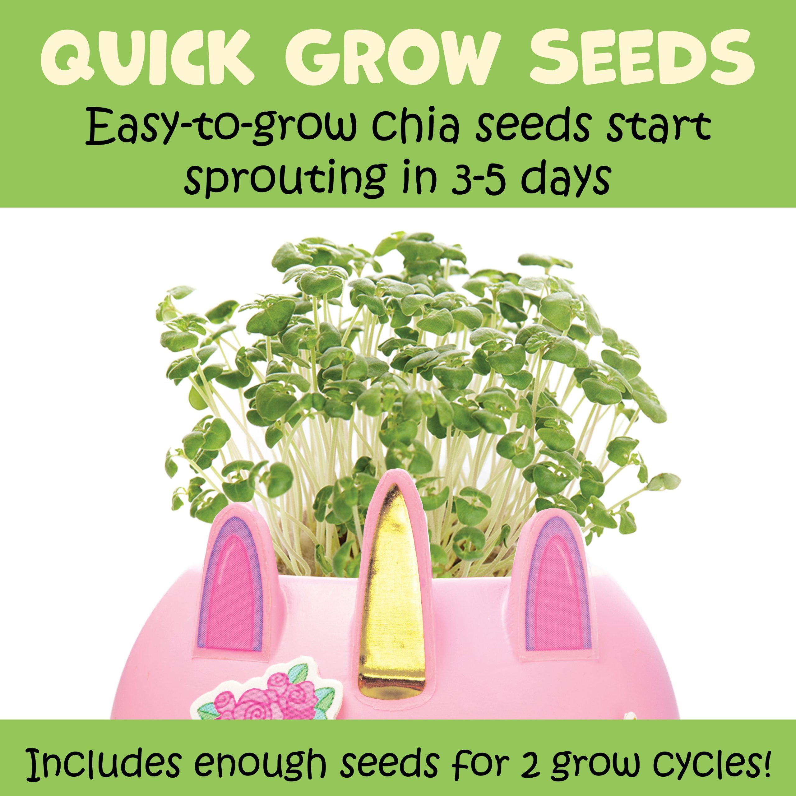 Creativity for Kids® Plant-a-Pet Kawaii Unicorn Kit - Image 4