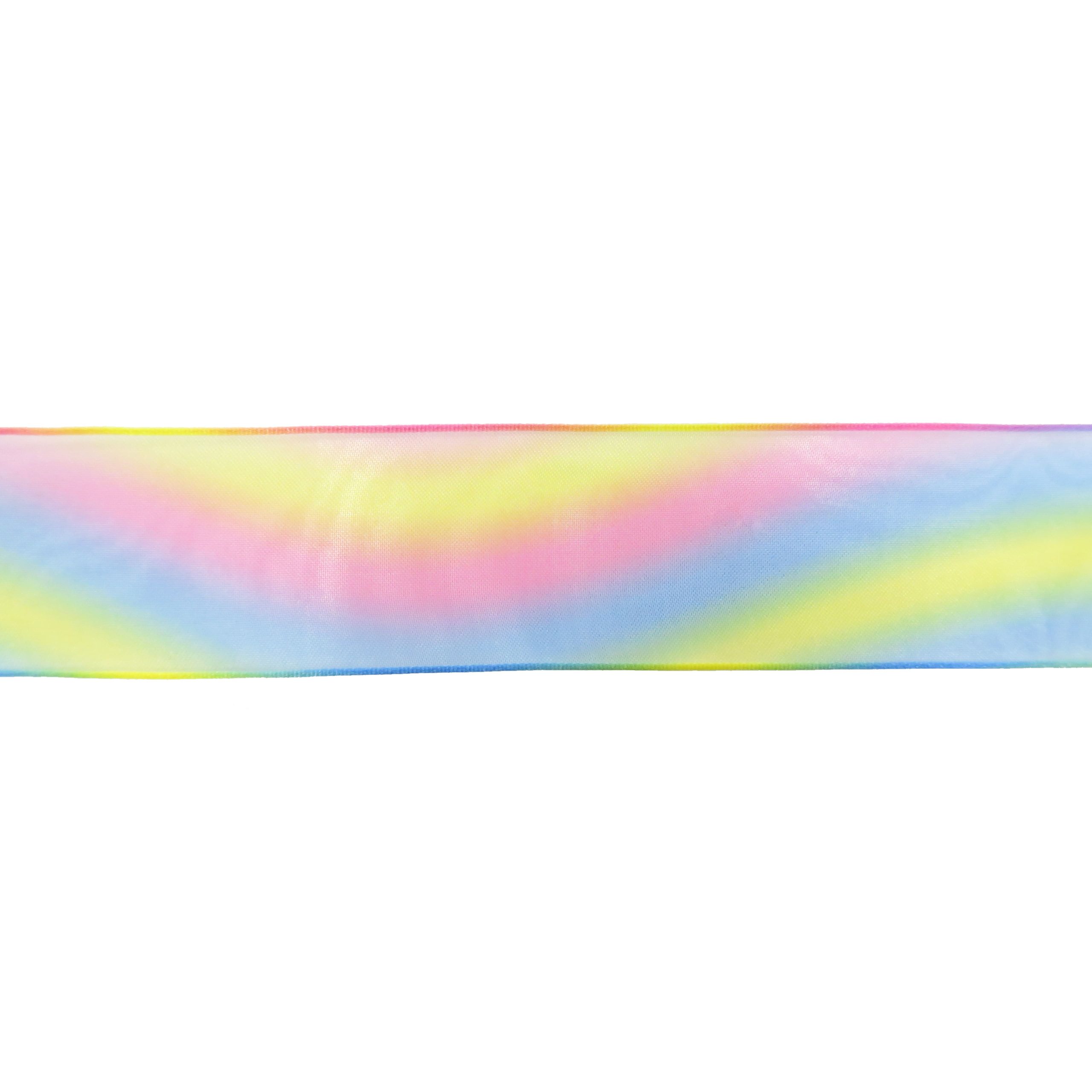 1.5" x 3yd. Rainbow Wired Sheer Ribbon by Celebrate It® Classic - Image 2