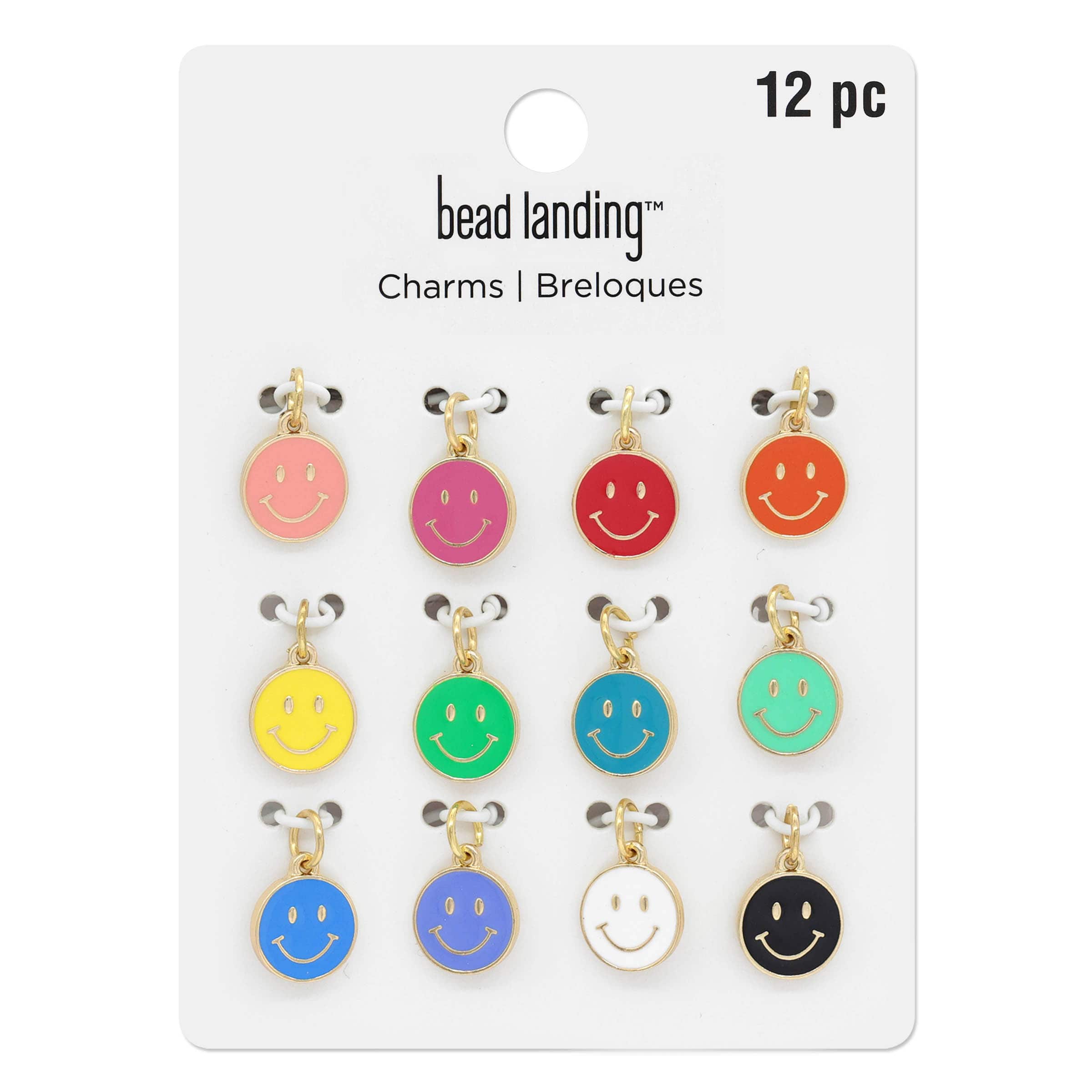 Enamel Smiley Face Charm Mix by Bead Landing™ - Image 3
